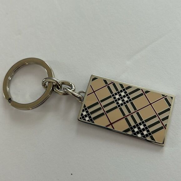 NWOT Vintage BURBERRY Nova Check Rectangle
Keychain Fob Purse Charm - Picture 3 of 6
